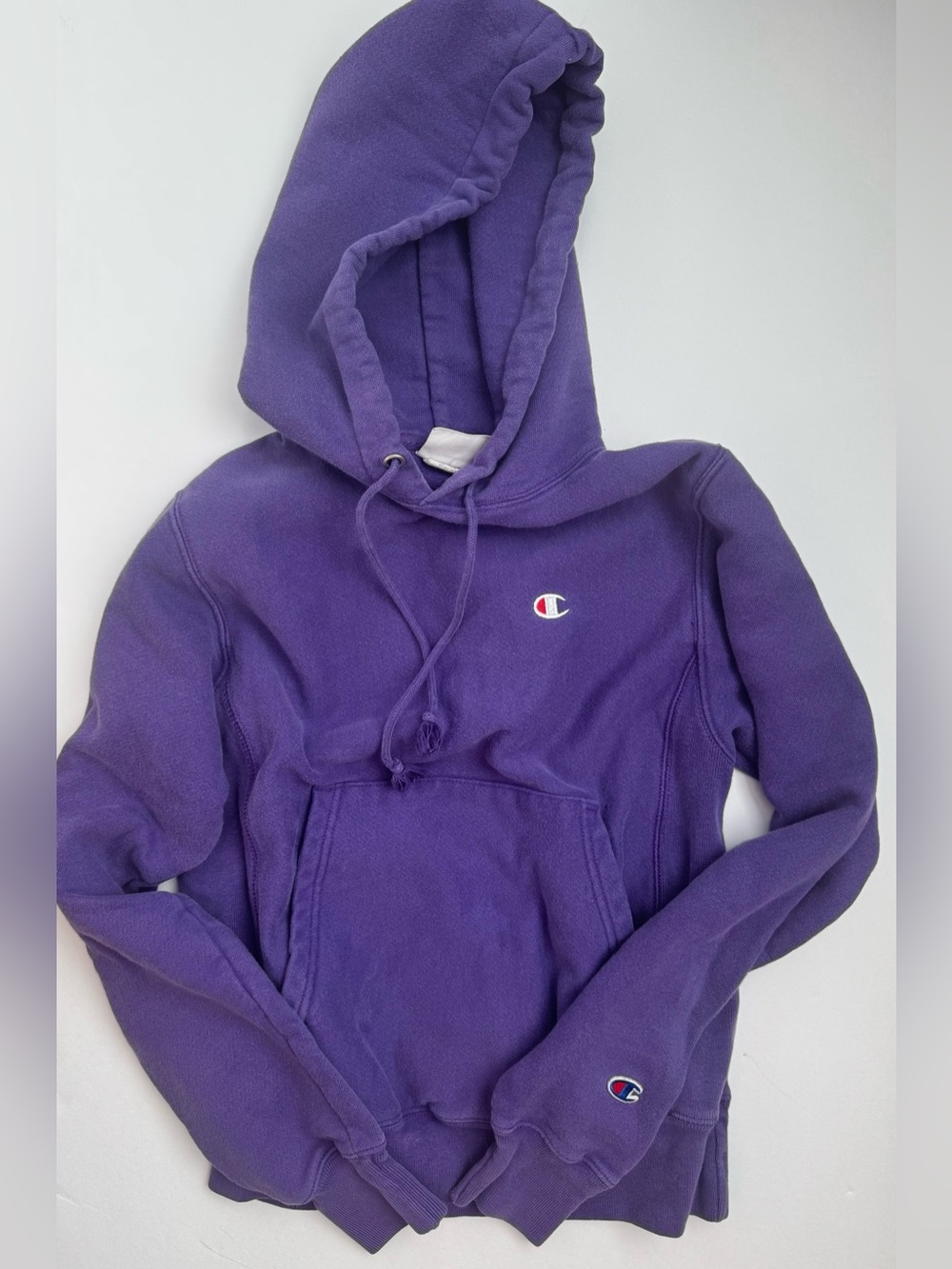 90’s Champion Purple Hooded Sweatshirt